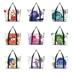 9 Styles Inside Out Cartoon Anime Handbag Bag