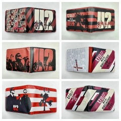 6 Styles U2 Cartoon PU Purse Anime Wallet