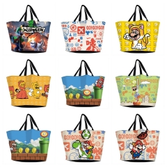 14 Styles Super Mario Bro Cartoon Shopping Anime Tote Bag