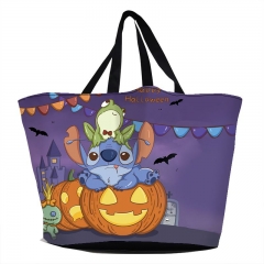 2 Styles Lilo & Stitch The Nightmare Before Christmas Cartoon Shopping Anime Tote Bag