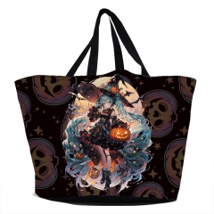 2 Styles Hatsune Miku The Nightmare Before Christmas Cartoon Shopping Anime Tote Bag