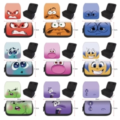 9 Styles Inside Out Cartoon Zipper Anime Pencil Bag