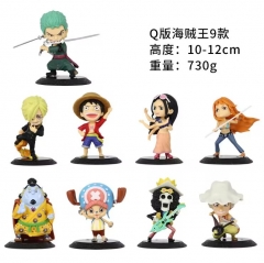 9PCS/SET 11CM One Piece Cartoon PVC Anime Figure (Opp Bag)