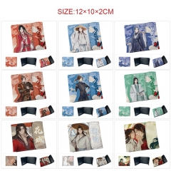 11 Styles Heaven Official's Blessing Cartoon PU Purse Anime Short Wallet