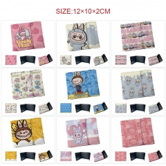 9 Styles Labubu Cartoon PU Purse Anime Short Wallet