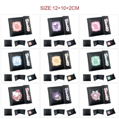 12 Styles Sanrio Kuromi Hello Kitty Cinnamoroll Cartoon Purse Anime Short Wallet