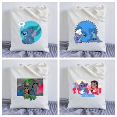 4 Styles Lilo & Stitch Cartoon Anime Canvas Shopping Bag