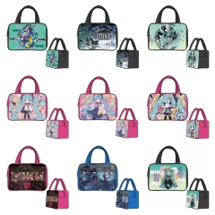 12 Styles Hatsune Miku Cartoon Anime Lunch Hand Bag