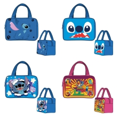 8 Styles Lilo & Stitch Cartoon Anime Lunch Hand Bag