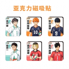 8 Styles Haikyuu Cartoon Anime Refrigerator Magnet