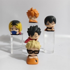 5PCS/SET 5CM Haikyuu Blind Box Cartoon Anime PVC Figures