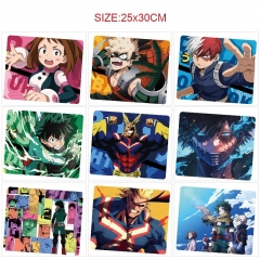 13 Styles 25x30cm My Hero Academia Cartoon Anime Mouse Pad