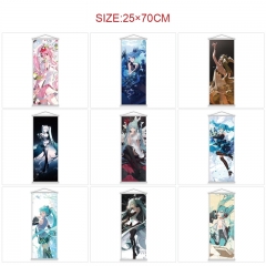 9 Styles 25*70cm Hatsune Miku Wall Scroll Cartoon Anime WallScrolls