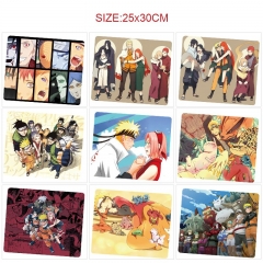 9 Styles 25x30cm Naruto Cartoon Anime Mouse Pad