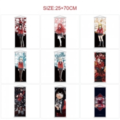 9 Styles 25*70cm Kakegurui Compulsive Gambler Wall Scroll Cartoon Anime WallScrolls