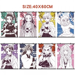 11 Styles 40*60cm Demon Slayer: Kimetsu no Yaiba Wall Scroll Cartoon Anime WallScrolls