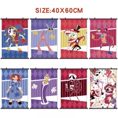 8 Styles 40*60cm The Amazing Digital Circus Wall Scroll Cartoon Anime WallScrolls