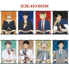 11 Styles 40*60cm Haikyuu Wall Scroll Cartoon Anime WallScrolls