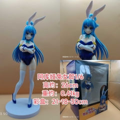 26cm Kono Subarashii Sekai ni Shukufuku wo! Aqua Bunny Girl Anime PVC Figure