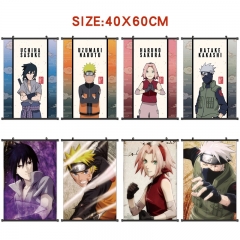 11 Styles 40*60cm Naruto Wall Scroll Cartoon Anime WallScrolls