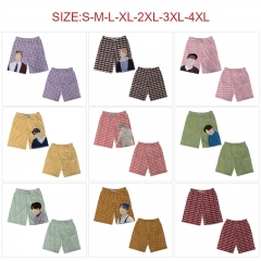 12 Styles K-POP Stray Kids Cartoon Anime Shorts Pants