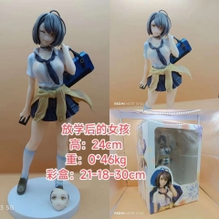 24cm Azur Lane Baltimore After School Ace Ver Girl PVC Anime Figure