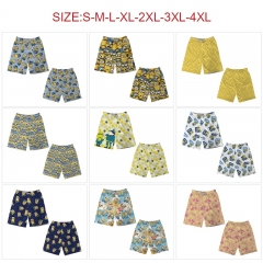 9 Styles Despicable Me Cartoon Anime Shorts Pants