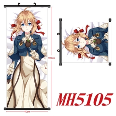 3 Styles 40*102cm Violet Evergarden Sexy Girls Wall Scroll Cartoon Anime WallScrolls