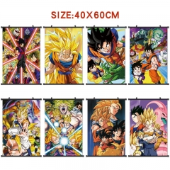 11 Styles 40*60cm Dragon Ball Z Wall Scroll Cartoon Anime WallScrolls