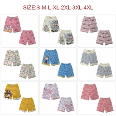 12 Styles LABUBU Cartoon Anime Shorts Pants