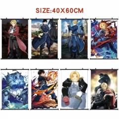 14 Styles 40*60cm Fullmetal Alchemist Wall Scroll Cartoon Anime WallScrolls