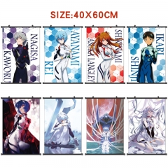 11 Styles 40*60cm EVA/Neon Genesis Evangelion Wall Scroll Cartoon Anime WallScrolls