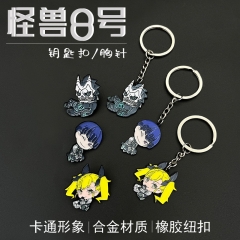 6 Styles Kaiju No. 8 Cartoon Pin Anime Alloy Brooch/Keychain