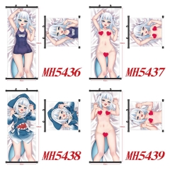 6 Styles 40*102cm Gawr Gura Sexy Girls Wall Scroll Cartoon Anime WallScrolls