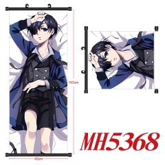 2 Styles 40*102cm Kuroshitsuji/Black Butler Sexy Girls Wall Scroll Cartoon Anime WallScrolls