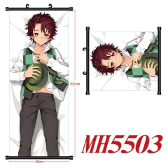 2 Styles 40*102cm Demon Slayer: Kimetsu no Yaiba Sexy Girls Wall Scroll Cartoon Anime WallScrolls