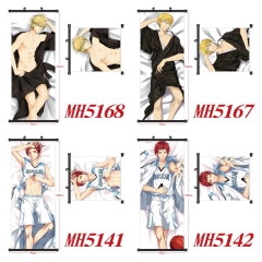 8 Styles 40*102cm Kuroko no Basuke Sexy Girls Wall Scroll Cartoon Anime WallScrolls