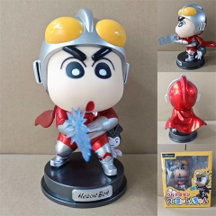 20CM Crayon Shin-chan Cos Ultraman PVC Anime Figure Toys