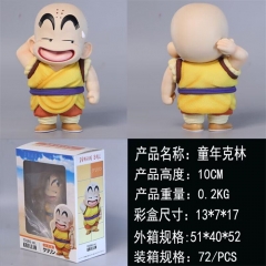 10CM Dragon Ball Krillin Cartoon Anime PVC Figure