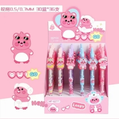 12 Styles 36pcs/set 0.5mm Superman Sanrio Kuromi Cinnamoroll Cartoon Anime Pen Stationery