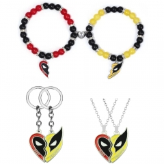 5 Styles Deadpool Cartoon Anime Alloy Necklace