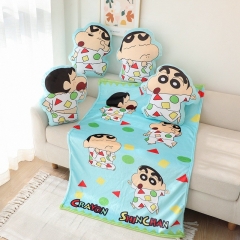 8 Styles Crayon Shin-chan Cartoon Anime Plush Pillow/Blanket