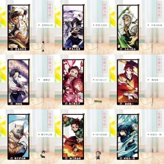 9*4cm 17 Styles Demon Slayer: Kimetsu no Yaiba Cartoon Anime Alloy Bookmark