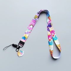 RAINBOW BEAR Cartoon Anime Phone Strap Lanyard