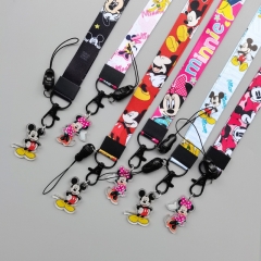 14 Styles Mickey Minnie Mouse Cartoon Anime Phone Strap Lanyard