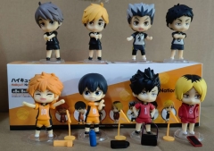 8pcs/set Haikyuu Cartoon Anime PVC Figure