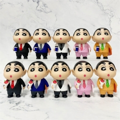 10CM Crayon Shin-chan Cartoon Anime PVC Figure