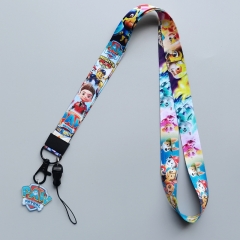 Paw Patrol Snow Slide Cartoon Anime Phone Strap Lanyard