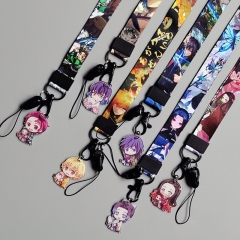 21 Styles Demon Slayer: Kimetsu no Yaiba Cartoon Anime Phone Strap Lanyard