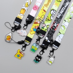 17 Styles Sanrio Cartoon Anime Phone Strap Lanyard